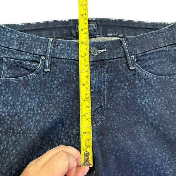 Mother The Looker Foulard Me Once Pattern Dark Wash Skinny Jeans Womens 26 - Picture 5 of 6